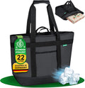 Isolier-Kühltasche – auslaufsicher, klappbar, wasserbeständig, isoliert, 22l, grau