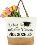 Einkaufstasche – ABI 2026, für Kinder, mit Tragegriff