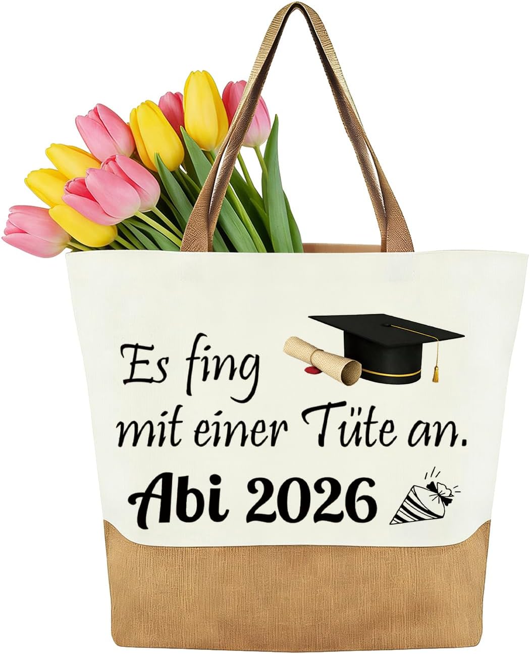 Einkaufstasche – ABI 2026, für Kinder, mit Tragegriff