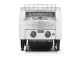 HENDI Doppelter Durchlauf-Toaster, Edelstahl, Kettentoaster, einstellbare Röstzeit bis 3 Minuten, 230V, 2240W, Maße: 418x368x387mm
