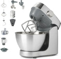 Kenwood Prospero+ Küchenmaschine, 4,3L Edelstahlschüssel, 10-teiliges Zubehörset mit Fleischwolf, Mixer, Zitruspresse und Waage, 1000W, Silber