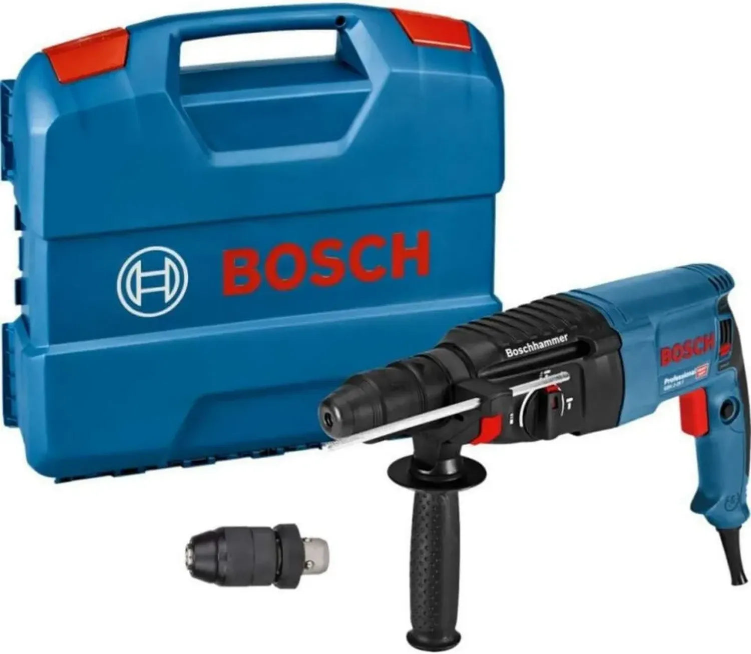Bosch Professional SDS-Plus Bohrhammer GBH 2-26 DFR mit Zubehör im Koffer