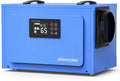 Industrieller 60L Entfeuchter mit Ablaufschlauch, für Keller und Wasserschäden, Automatische Abtaufunktion, Memory-Start