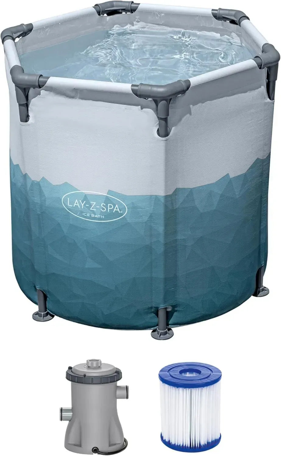 Bestway Lay-Z-SPA Eisbad 253L mit Polar-Shield und Filterpumpe