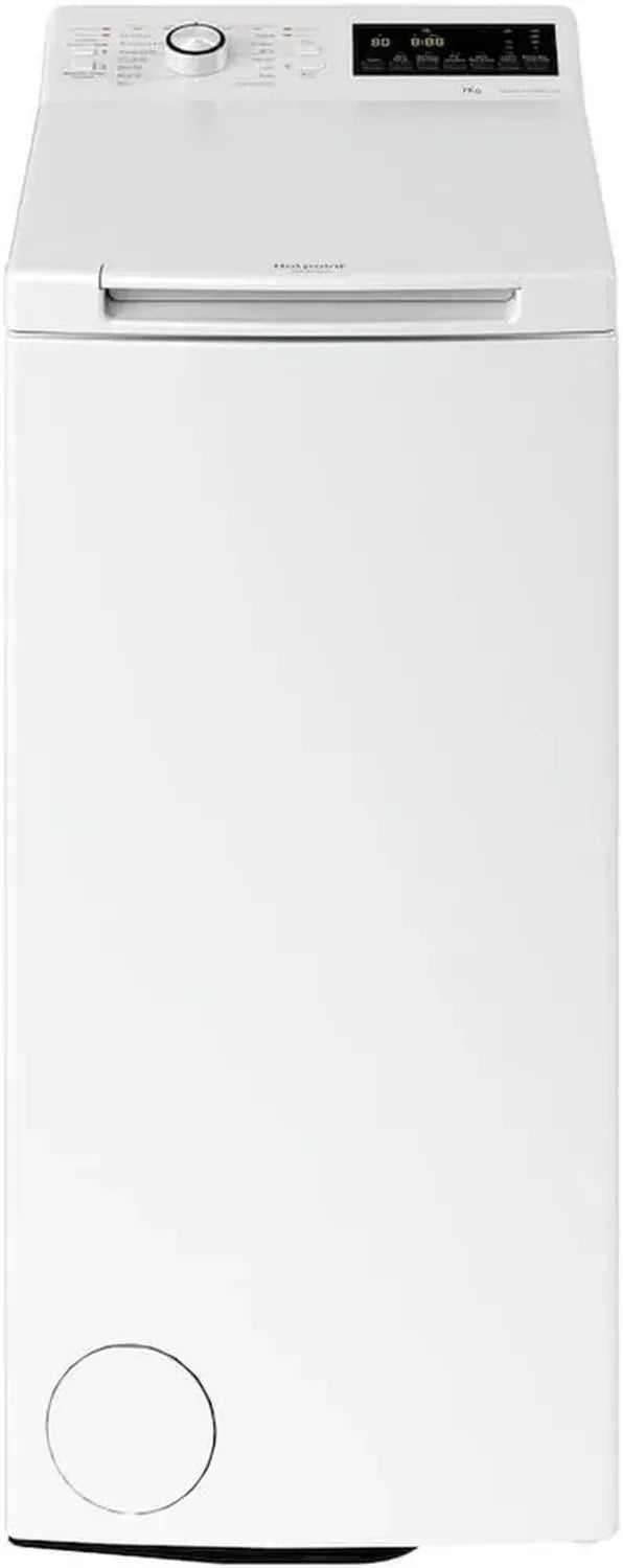 Hotpoint Ariston Toplader-Waschmaschine, 7 kg, Energieeffizienzklasse B, 1200 U/Min, kompakt, Weiß