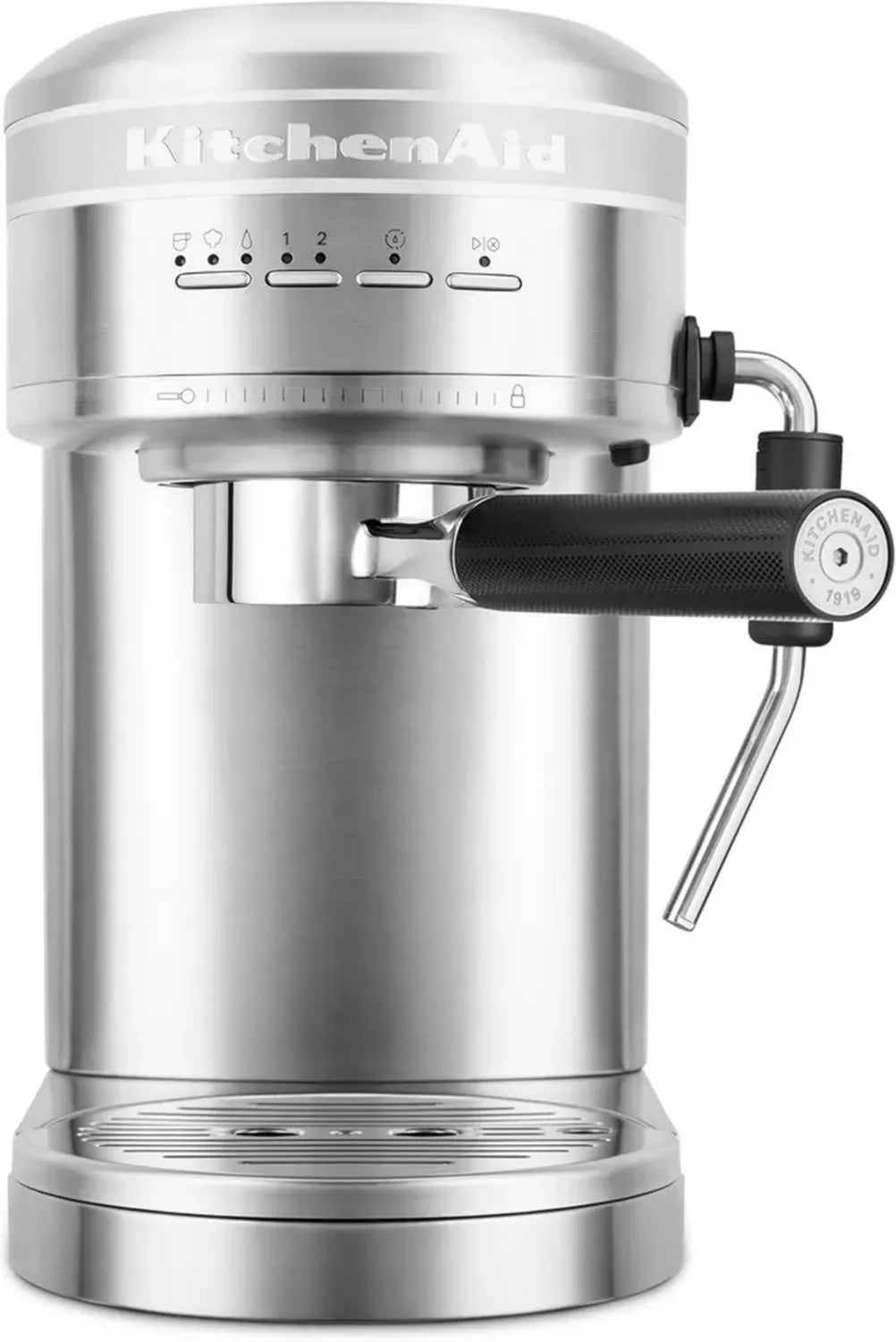 KitchenAid KES6503 Halbautomatische Espressomaschine, Edelstahl, 1,4L Wassertank
