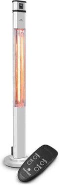 Blumfeldt Standheizstrahler 2000W mit Fernbedienung, 3 Stufen, Timer & Oszillation