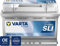 VARTA DYNAMIC SLI Autobatterie 12V 74Ah 680A - Wartungsfrei, ohne Start-Stopp-System