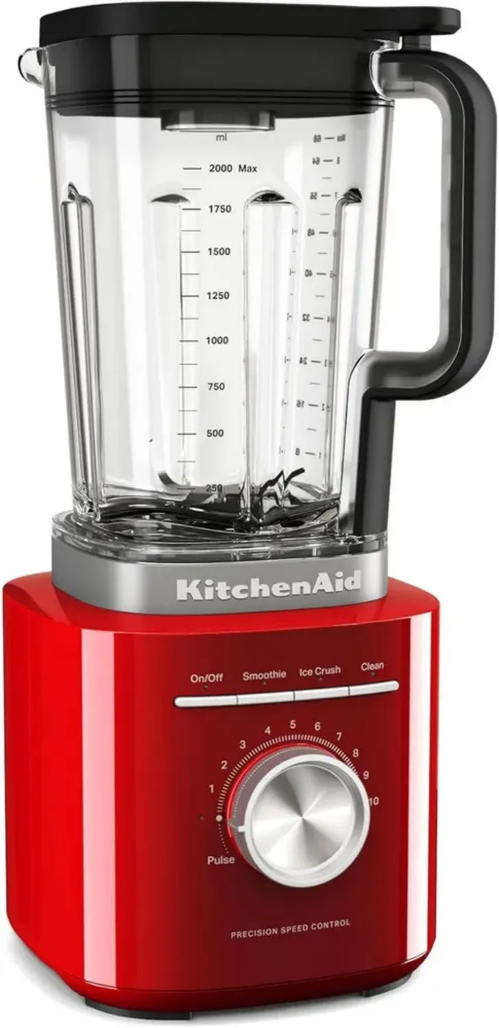 KitchenAid Standmixer, 2L, Leistungsstark, Asymmetrische Klingen, Empire Rot