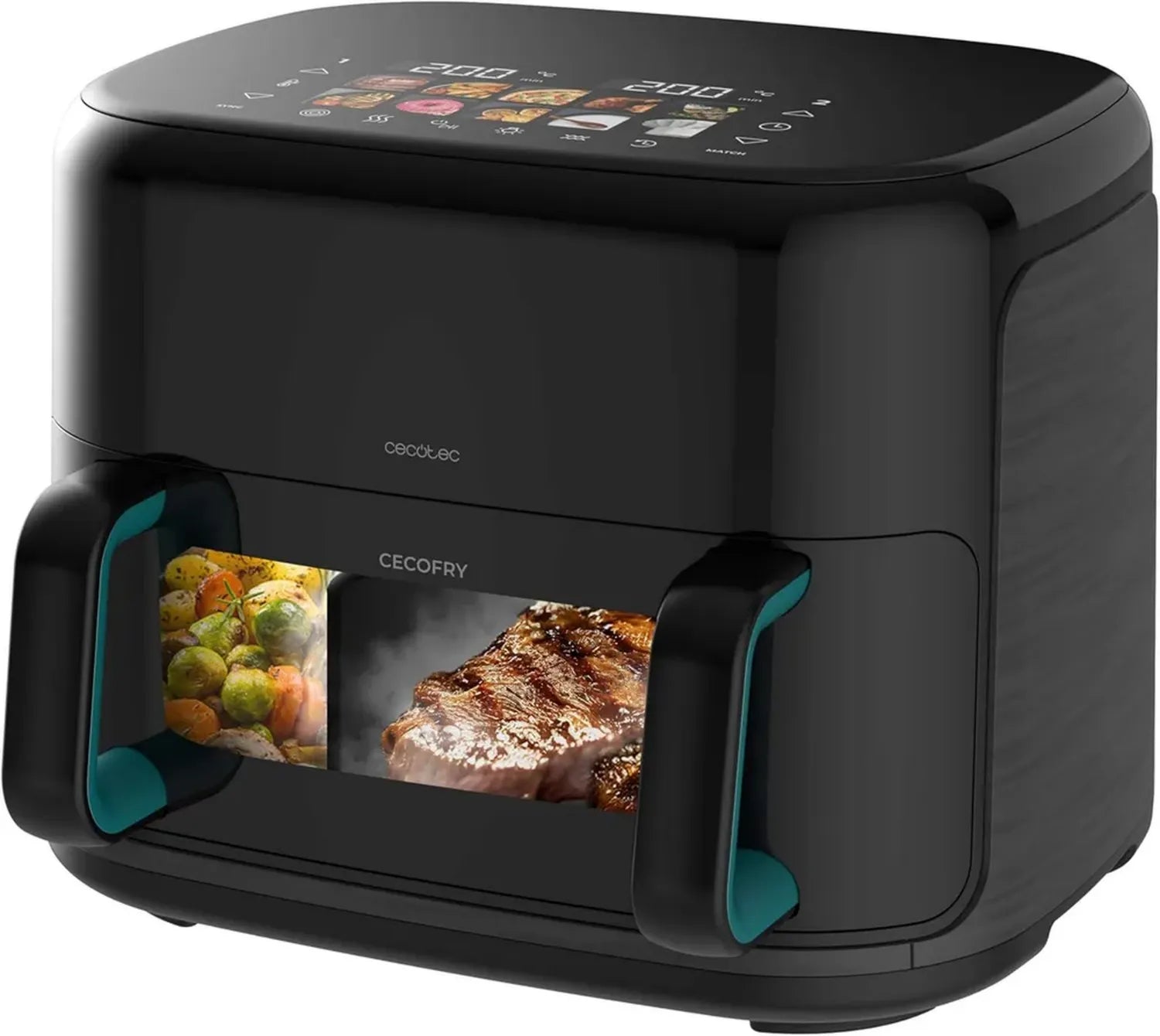 Cecotec Airfryer 10L mit Grill und Smoker - 2800W - Temperaturregelung 40-200°C