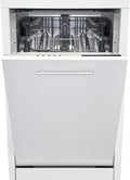 Integrierter Geschirrspüler 45 cm, 9 Maßgedecke, Eco & Intensiv, LED-Anzeige, Energieklasse E, Leise, Weiß, 5 Jahre Garantie