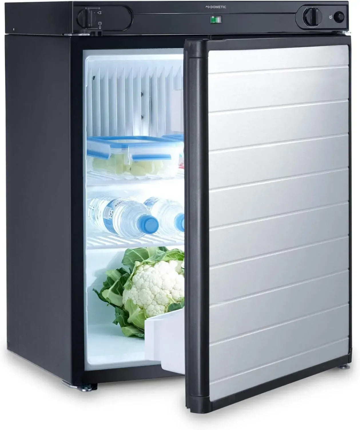 DOMETIC RF 60 Lautloser Mini-Absorberkühlschrank 61L, Ideal für Camping & Wohnmobile