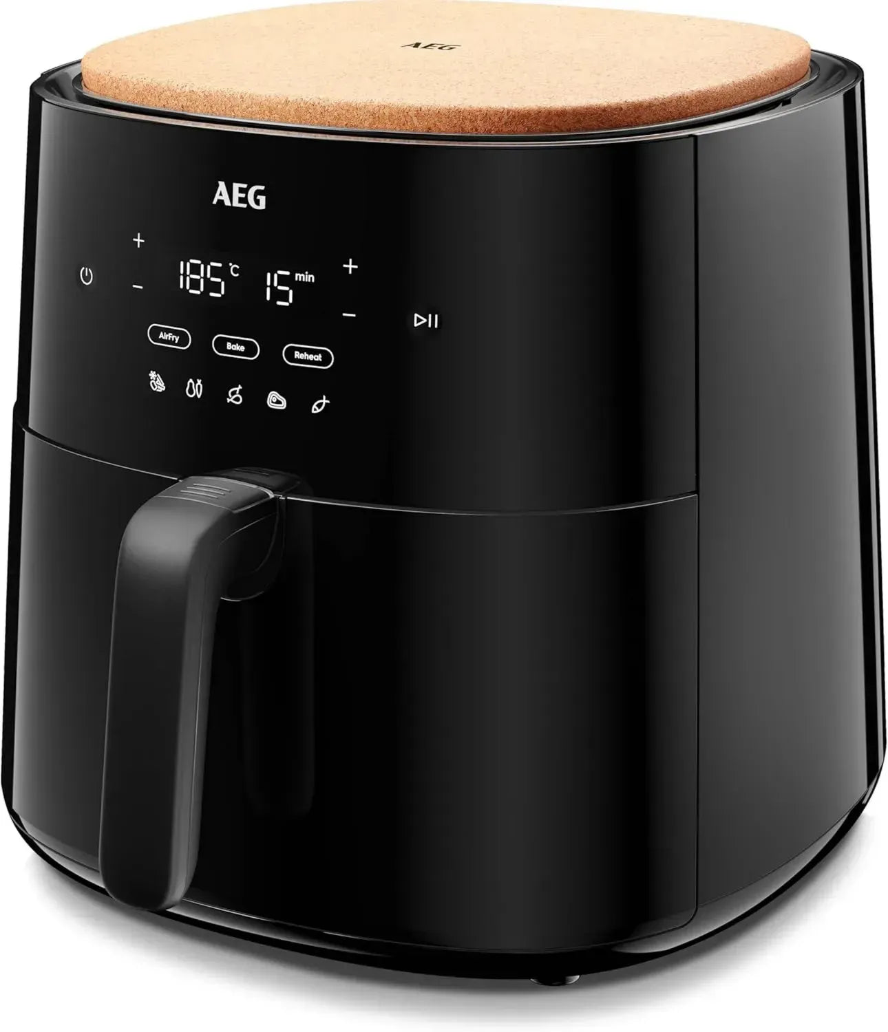 AEG Heißluftfritteuse 7000, Schwarz, Modell AAF7B