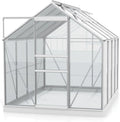 Vitavia Aluminium Gewächshaus Planet 5000 mit Fundament, 5 m², ESG 3 mm, robust und wetterbeständig