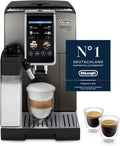 De'Longhi Dinamica Plus Kaffeevollautomat mit LatteCrema, TFT-Display, One-Touch-Funktion, Titan/Schwarz