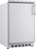 PKM Unterbau-Kühlschrank mit 83L und Gefrierfach, Türanschlag wechselbar, höhenverstellbar, LED-Beleuchtung, 41 dB, 50 cm Breit, Weiß