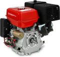 EBERTH 15 PS Benzinmotor mit 12V E-Start, 4-Takt, 420 ccm, Luftkühlung und Ölmangelsicherung