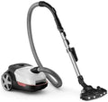 Effizienter Philips Bodenstaubsauger mit Beutel, 900 W, 4L Kapazität, Polarweiß