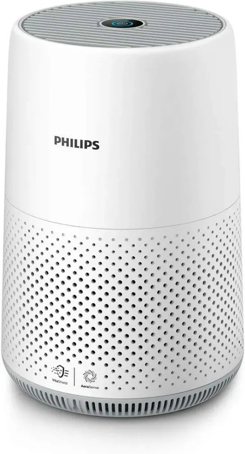 Philips 800 Series Luftreiniger für Allergiker, ideal für Räume bis 49 m², leiser Schlafmodus, zwei Geschwindigkeiten