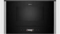 NEFF N70 Einbau-Mikrowelle ohne Grill, 40x60 cm, TFT-Touch-Display, Automatikprogramme, EasyClean, LED-Beleuchtung, Edelstahl