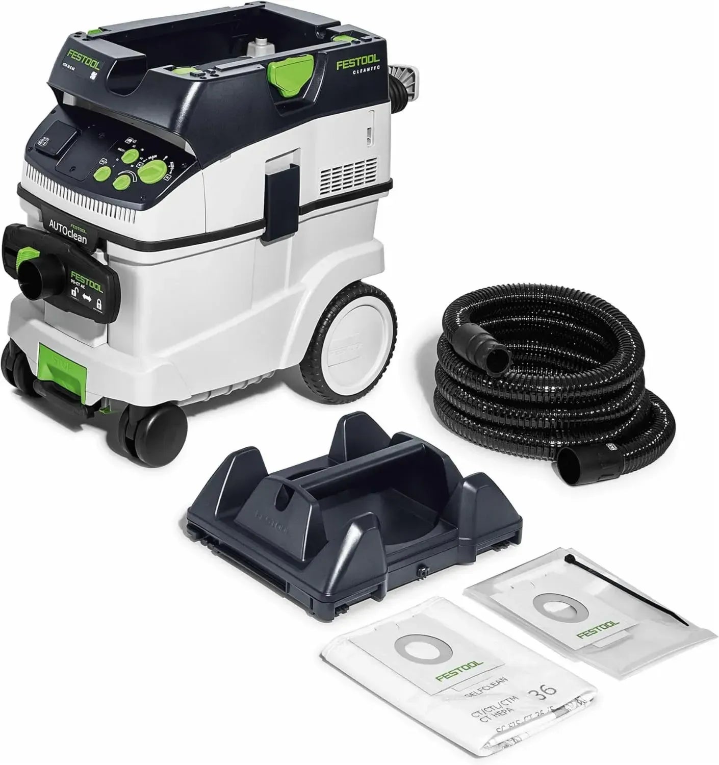 Festool Staubsauger CTM 36 E AC-PLANEX mit Zubehör und High Performance Filter
