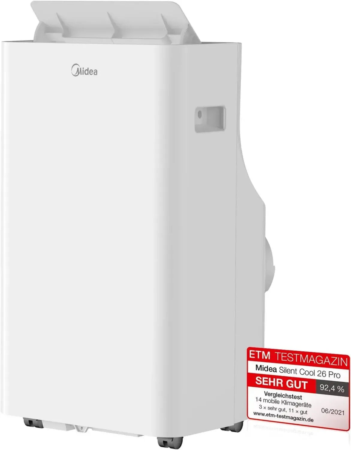 Midea Leises Mobilklimagerät 26 Pro, 1000 W, 230 V, Weiß, Kompaktformat