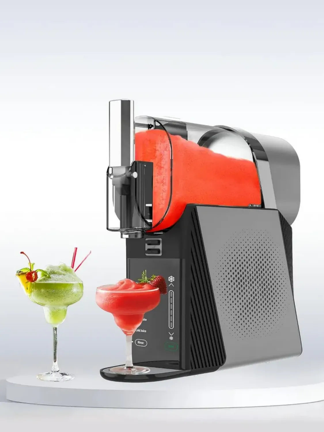 Heim-Slushy-Maschine mit 6 Programmen, Texturkontrolle und Selbstreinigung, ohne Eis, 2,5 l Kapazität