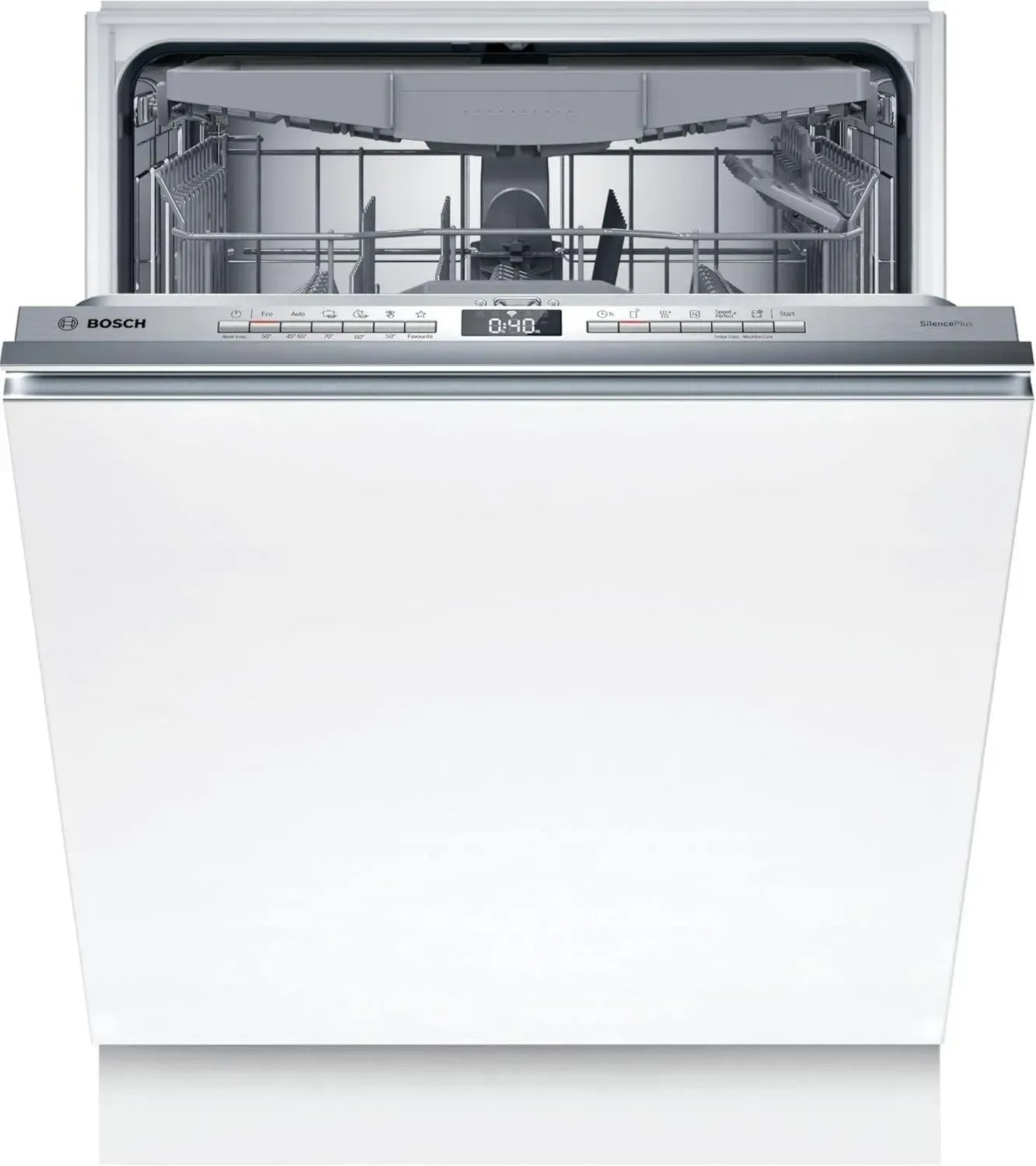 Bosch Serie 4 Geschirrspüler Vollintegriert 60 cm, Besteckschublade, Leise in Deutschland Hergestellt, SpeedPerfect+ und Aquastop