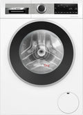 BOSCH Serie 6 Waschtrockner, 9/6 kg, 1400 U/min, EcoSilence Drive, Fleckenautomatik, Iron Assist, SpeedPerfect, AutoDry, Weiß