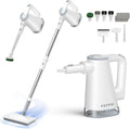 FEPPO 2-in-1 Dampfreiniger mit Handgerät, schneller Aufheizung, 230°F Dampfleistung, inklusive Zubehör für Böden und mehr