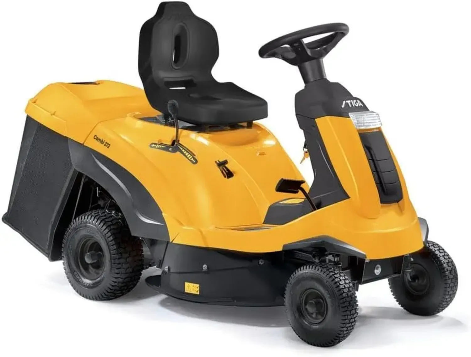 STIGA Combi 372 Aufsitzmäher mit leistungsstarkem 414cc Motor, 72 cm Mähdeck und hydrostatischem Antrieb