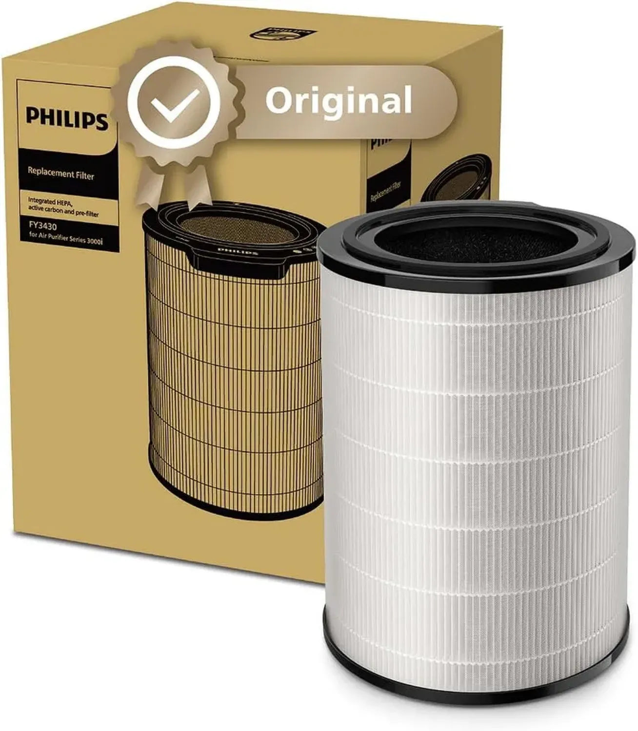 Philips HEPA Ersatzfilter für 3000i Luftreiniger mit Aktivkohle, 36 Monate Haltbarkeit