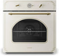 Klarstein Victoria Retro Einbaubackofen, 70L, 9 Funktionen, 50-250°C, Leichtreinigungstür, Elfenbein