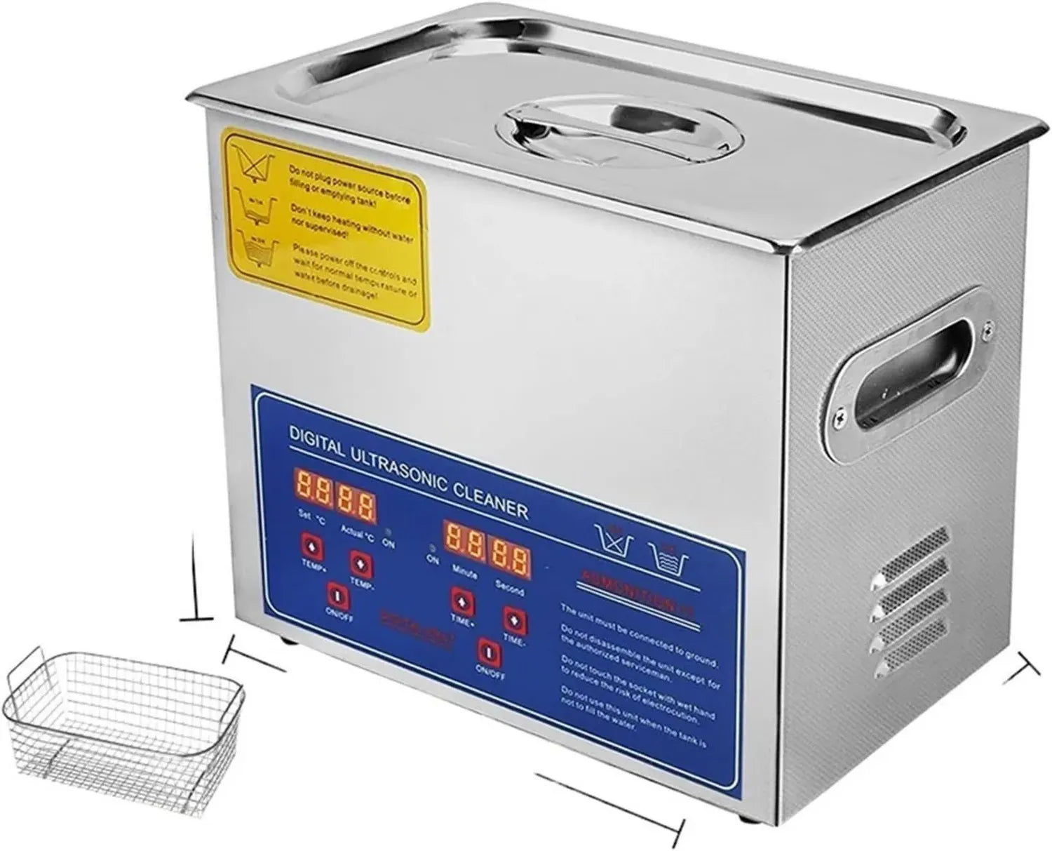 Ultraschallreiniger für Geschirr, Tragbare Spülmaschine, 3L Kapazität, Einfach zu Bedienen