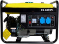 Leiser Benzin-Stromgenerator 2200W, Notstromgerät mit 2x230V, 11 Std. Laufzeit, 15L Tank für Outdoor, Camping und Heimwerken