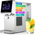 Ecosoft Tisch-Wasserspender - Osmoseanlage mit 4-fach Filterung, UV-Schutz, Touchscreen & WLAN-App - Sprudel-, Kalt- und Heißwasser