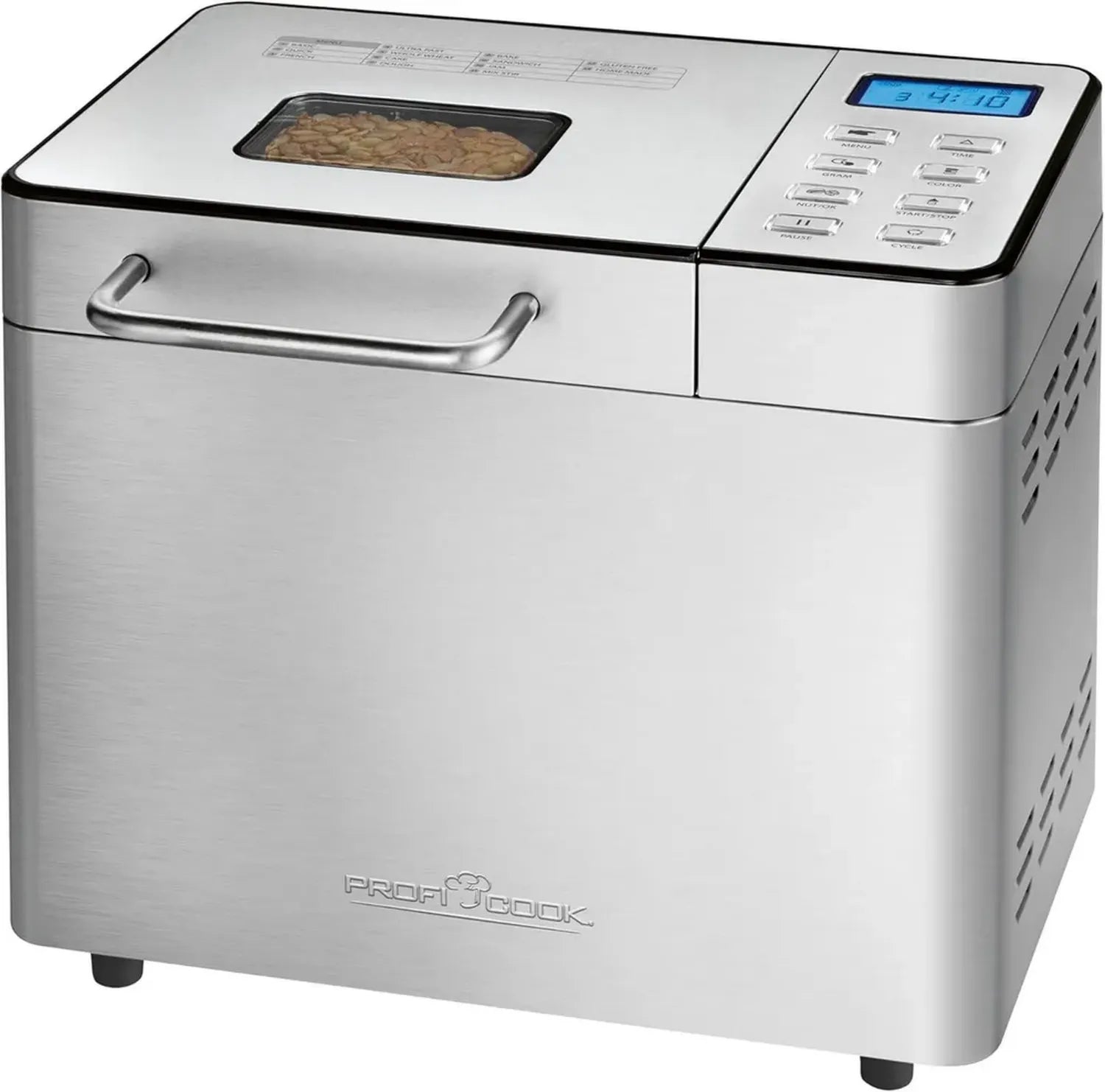 ProfiCook Brotbackautomat mit 13 Programmen und Timerfunktion, einstellbarer Kruste