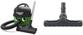 Numatic Henry HPC160-11 Tierpflege Staubsauger, 620 W, leise 72 dB, grün & 300 mm Bodendüse mit Bürsten für 32 mm Zubehör, schwarz