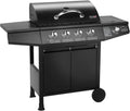 TAINO BASIC 4+1 Edelstahl BBQ Gasgrill mit Seitenbrenner, TÜV-geprüft