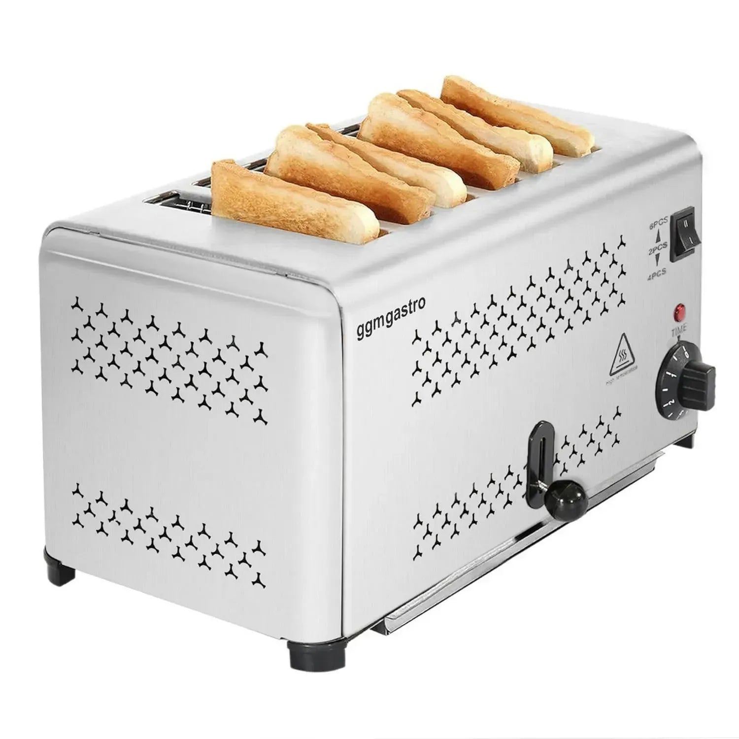 Elektrischer Toaster für 6 Scheiben, 1,8 kW Leistung