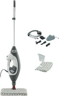 Shark Dampfreiniger S6005EU für Hartböden und Fliesen, 5 Zubehörteile, Grau/Weiß