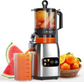 Kismile Slow Juicer mit Touchscreen, XL-Einfüllschacht, Hohe Saftausbeute, Einfach zu Reinigen