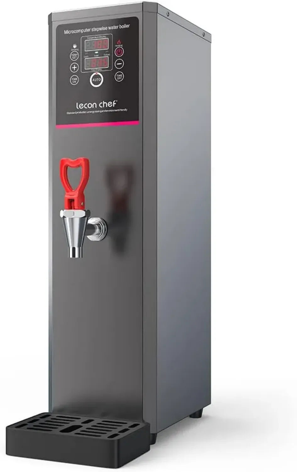 Lecon 15L Heißwasserspender aus Edelstahl, 3000W, schnelle Erhitzung, mit Timer und Temperaturanzeige, ideal für Zuhause und Gastronomie