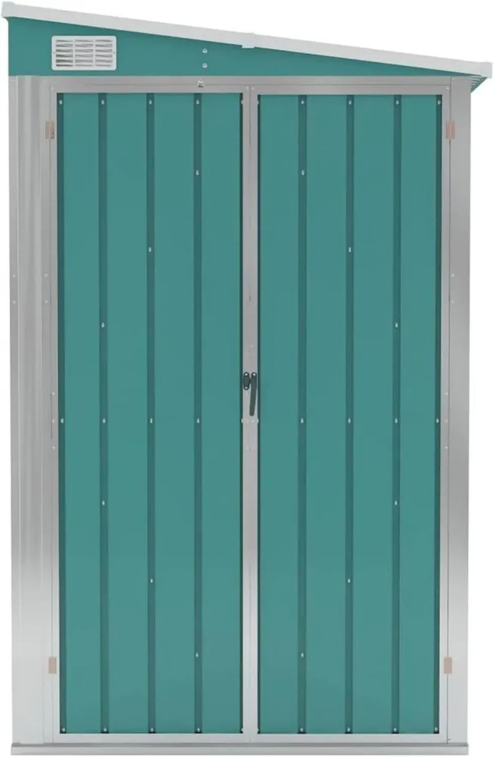 Tidyard Gartenschuppen mit Sperrfunktion, Metall, 118x194x160/178 cm