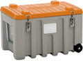 CEMO Transportwagen 150L, grau/orange, robuster Mehrzweckwagen