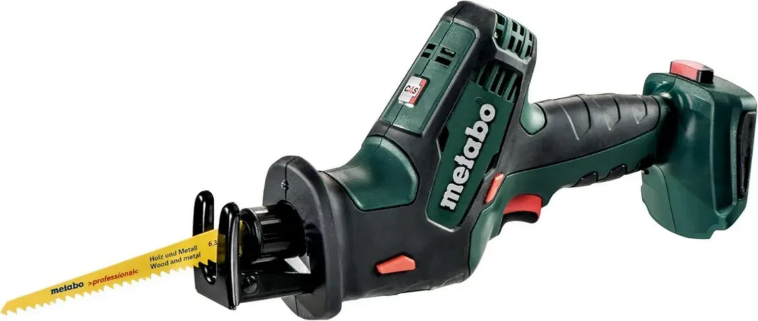Metabo 18V Akku-Säbelsäge SSE 18 LTX Compact – Kompakt und leicht für enge Stellen – Lieferung ohne Akku und Ladegerät