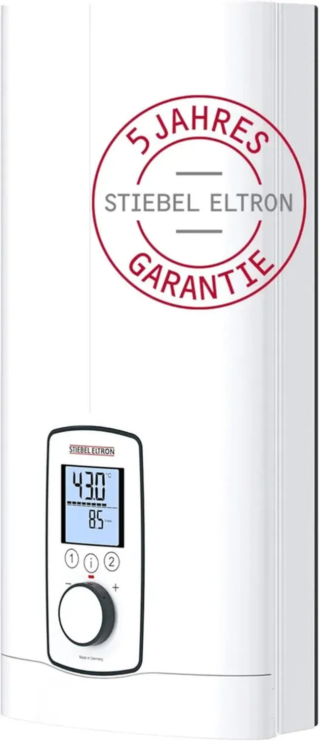 STIEBEL ELTRON Elektronischer Durchlauferhitzer 27 kW, Präzise Temperaturregelung, ECO-Modus, Multifunktionsdisplay