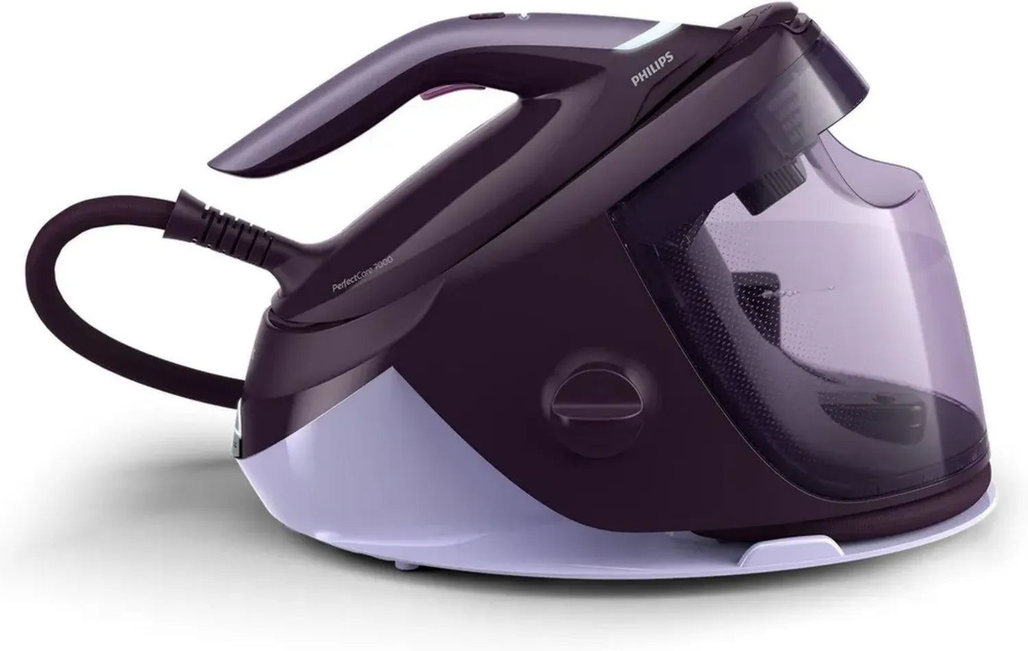 Philips PerfectCare 7000 Dampfbügelstation – Leistungsstark, 8 bar Druck, OptimalTEMP, 1,8L Behälter, Lila