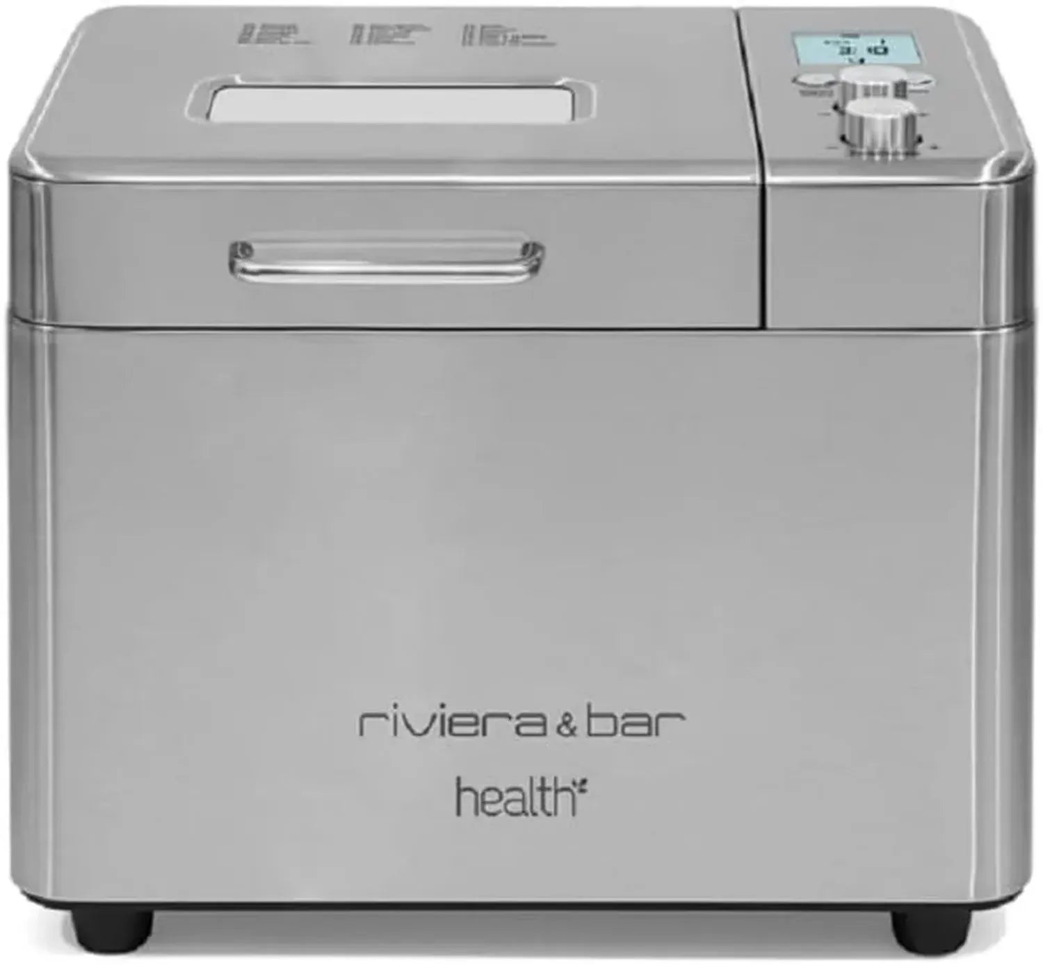 Riviera & Bar Brotbackautomat Edelstahl – 18 Programme, 3 Größen bis 1kg, Warmhaltefunktion, Startzeitvorwahl, LCD-Display, 500W