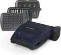 LAGRANGE Premium Waffeleisen, 1200 W, Drehbar, Multifunktional mit 3 Plattensets: Waffel, Sandwich & Croque Monsieur, Individuell anpassbar